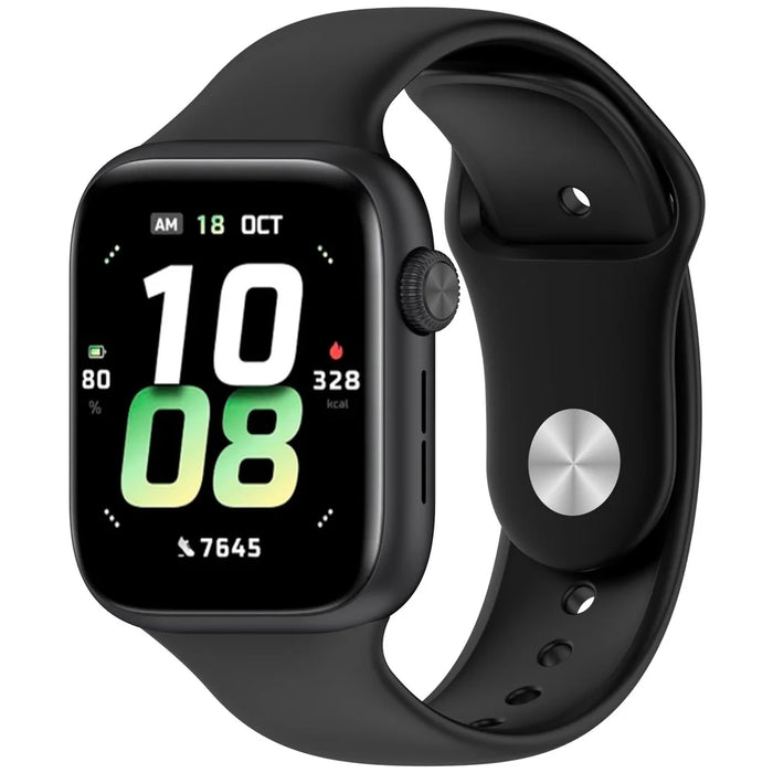 For Honor Watch 5 Silicone Watch Band Reverse Buckle Wrist Strap - Black - 2