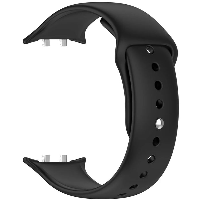 For Honor Watch 5 Silicone Watch Band Reverse Buckle Wrist Strap - Black - 3