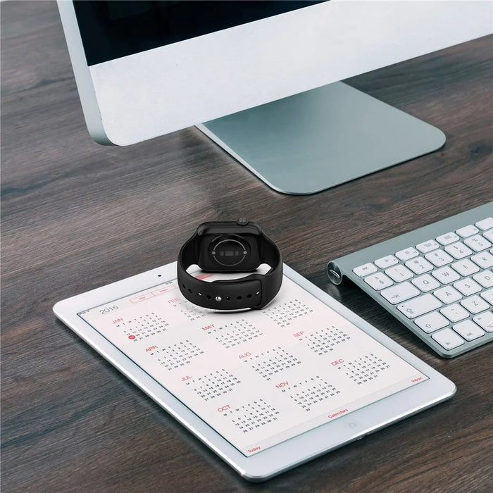 For Honor Watch 5 Silicone Watch Band Reverse Buckle Wrist Strap - Black - 5