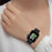 For Honor Watch 5 Silicone Watch Band Reverse Buckle Wrist Strap - Black - 7