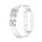 Transparent Silicone Smart Watch Band Replacement for Xiaomi Mi Band 3/4 - White - 3