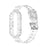 Transparent Silicone Smart Watch Band Replacement for Xiaomi Mi Band 3/4 - White - 4