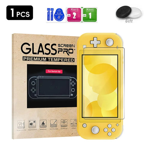 For Nintendo Switch Lite Game Console Screen Protector Anti Scratch HD Tempered Glass Film - 1