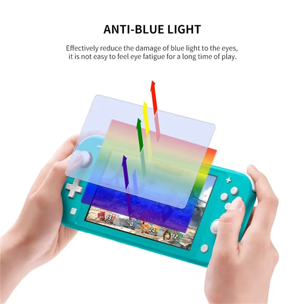 For Nintendo Switch Lite Game Console Screen Protector Anti Scratch HD Tempered Glass Film - 2