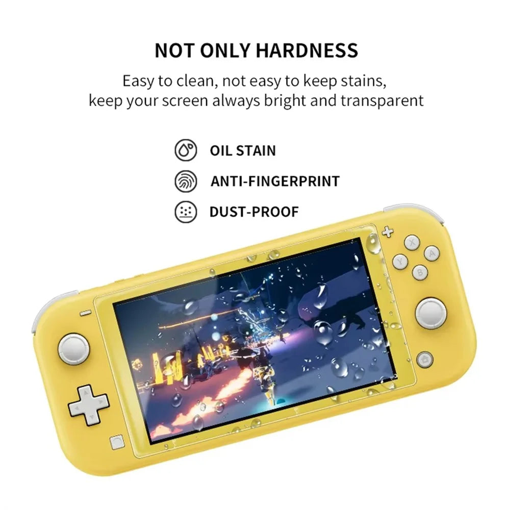 For Nintendo Switch Lite Game Console Screen Protector Anti Scratch HD Tempered Glass Film - 4
