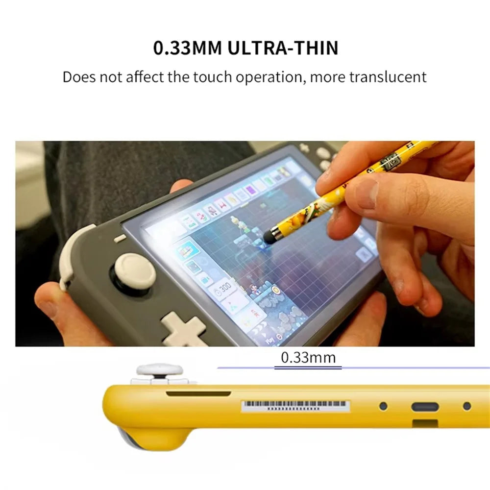 For Nintendo Switch Lite Game Console Screen Protector Anti Scratch HD Tempered Glass Film - 5