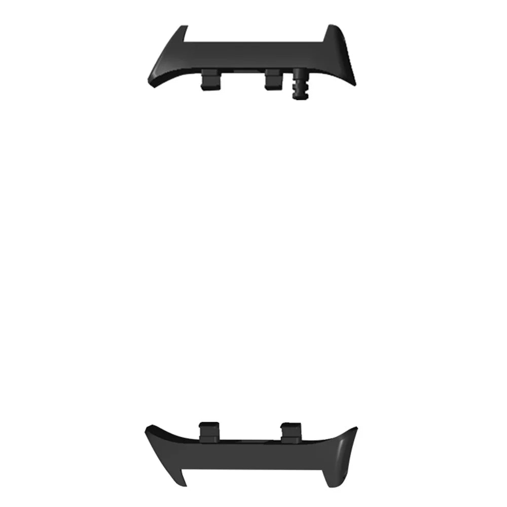 1 Pair For Huawei Watch D2 Watchband Connectors 20mm Inner Diameter Metal Adapters (Bypass Air Pressure Detection Alert) - Black - 1