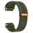 22mm Watchband For Garmin Fenix 8 (47mm)  /  7  /  6  /  5 Bands Titanium Nylon Loop Wrist Strap - Army Green - 1