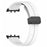 For Honor Watch 5 Bands Silicone Watch Strap with Magnetic Folding Clasp - White - 1