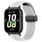 For Honor Watch 5 Bands Silicone Watch Strap with Magnetic Folding Clasp - White - 2