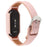 For Xiaomi Smart Band 9 PC Watch Case Integrated Ultra Fiber Leather Quick Release Watch Strap - Pink - 2