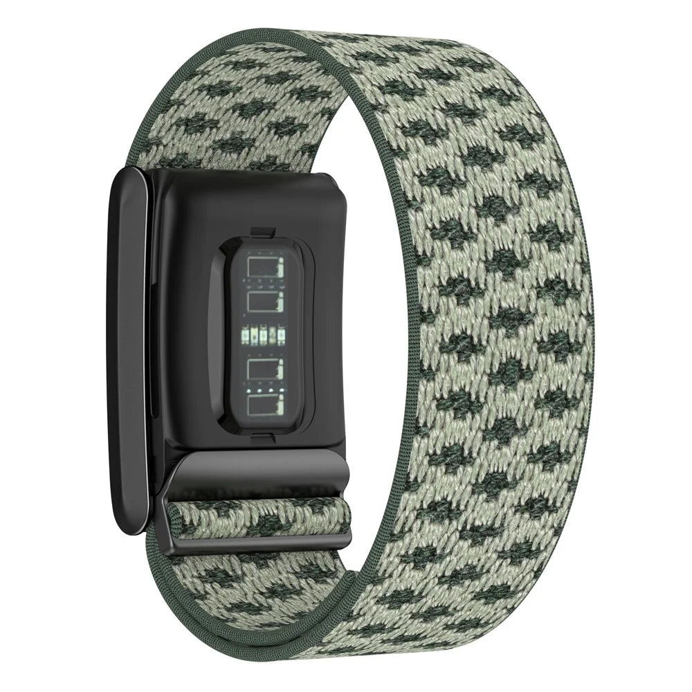 For WHOOP 4.0 Fitness Watch Band Cashmere Elastic Strap Replacement Wristband - Olive Green - 2
