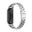 Stainless Steel Smart Watch Strap Replacement Watchband for Xiaomi Mi Band 5/6 - Silver - 1