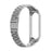 Stainless Steel Smart Watch Strap Replacement Watchband for Xiaomi Mi Band 5/6 - Silver - 3
