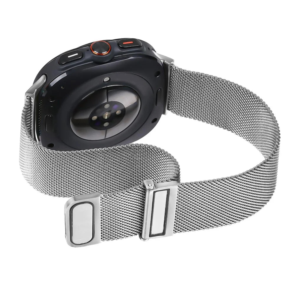 For Samsung Galaxy Watch Ultra2 47mm / Watch Ultra (2025) 47mm / Watch Ultra 47mm Watch Band Stainless Steel Magnetic Milanese Loop Adjustable Strap - 1