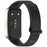 Silicone Watch Band For Huawei Band 10  /  9  /  8 Magnetic Dual Color Replacement Strap - Black - 1