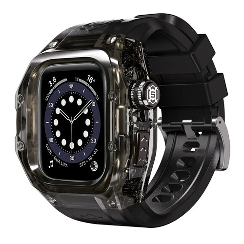 SHELLBOX For Apple Watch Series 10 42mm IP68 Waterproof Integrated Watch Case with Silicone Watch Strap - 1