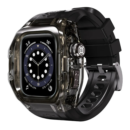 SHELLBOX For Apple Watch Series 10 42mm IP68 Waterproof Integrated Watch Case with Silicone Watch Strap - 1