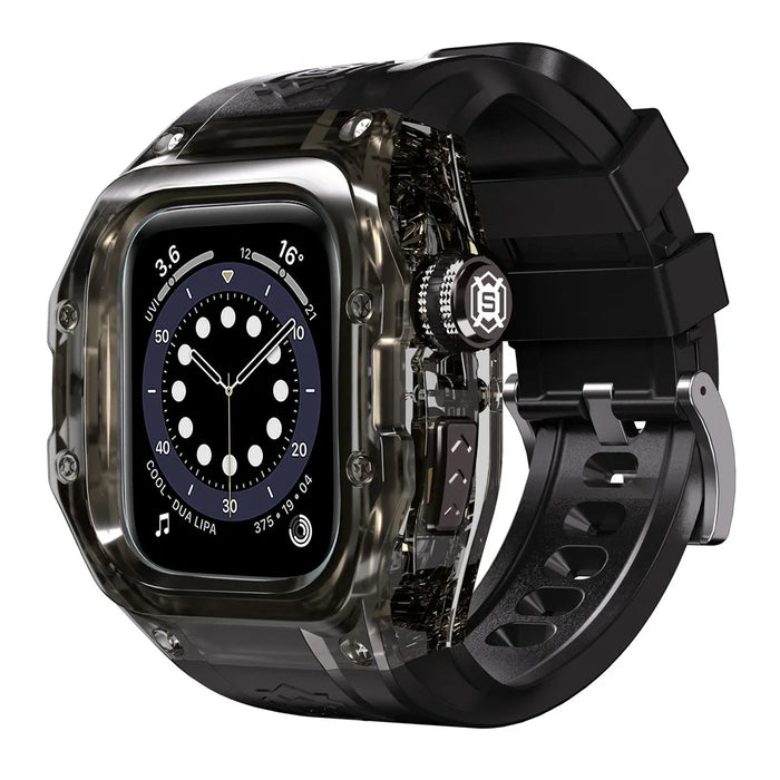 SHELLBOX For Apple Watch Series 10 42mm IP68 Waterproof Integrated Watch Case with Silicone Watch Strap - 1