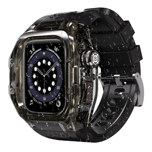 SHELLBOX For Apple Watch Series 10 42mm IP68 Waterproof Integrated Watch Case with Silicone Watch Strap - 2