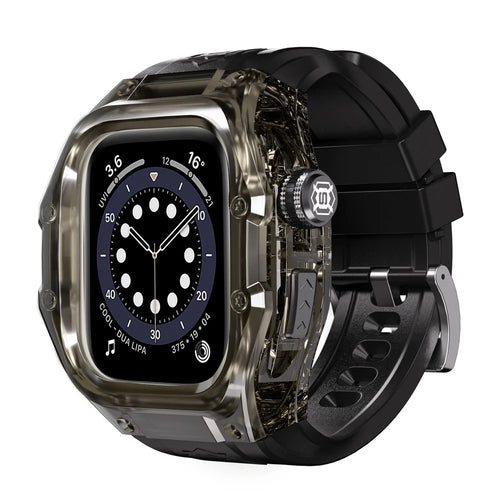 SHELLBOX For Apple Watch Series 10 46mm IP68 Waterproof Integrated Watch Case with Silicone Watch Strap - 1