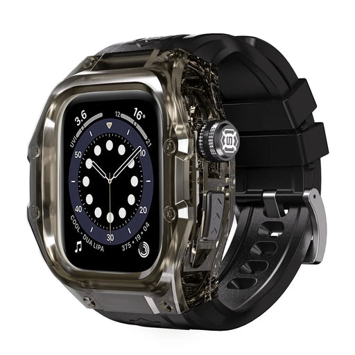 SHELLBOX For Apple Watch Series 10 46mm IP68 Waterproof Integrated Watch Case with Silicone Watch Strap - 1