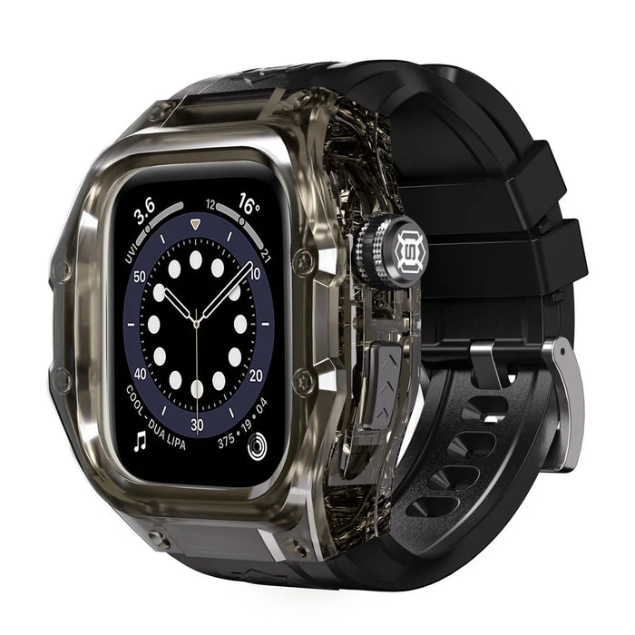 SHELLBOX For Apple Watch Series 10 46mm IP68 Waterproof Integrated Watch Case with Silicone Watch Strap - 1
