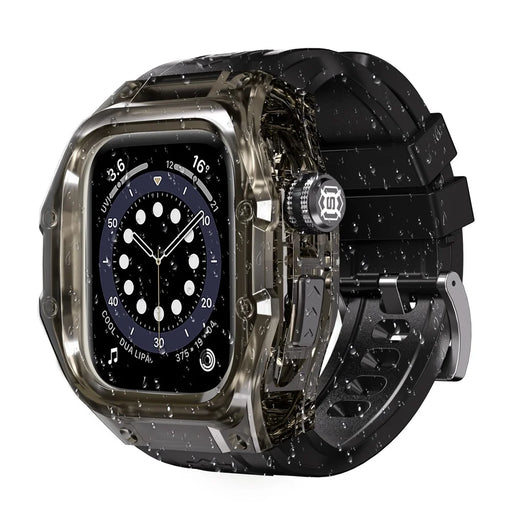 SHELLBOX For Apple Watch Series 10 46mm IP68 Waterproof Integrated Watch Case with Silicone Watch Strap - 2