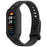 For Xiaomi Smart Band 9 / 8 / Mi Band 7 / 6 / 5 TPU Watch Band Integrated with Protective Case - Black - 4