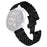 For Huawei Watch GT 42mm/46mm Wrist Band 5-Bead Stainless Steel Butterfly Clasp Watch Strap - Black - 1