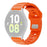 For Huawei Watch GT 5 46mm Fluorubber Strap 22mm Universal Adjustable Watch Band - Orange - 1