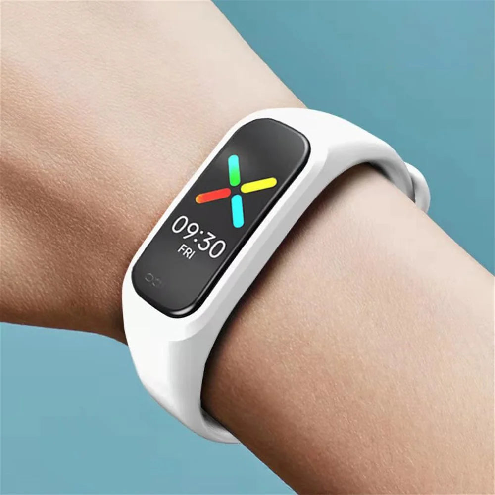 Replacement Soft Silicone Watchband Adjustable Smart Watch Strap for OPPO Band Style/EVA Limited Edition - White - 2