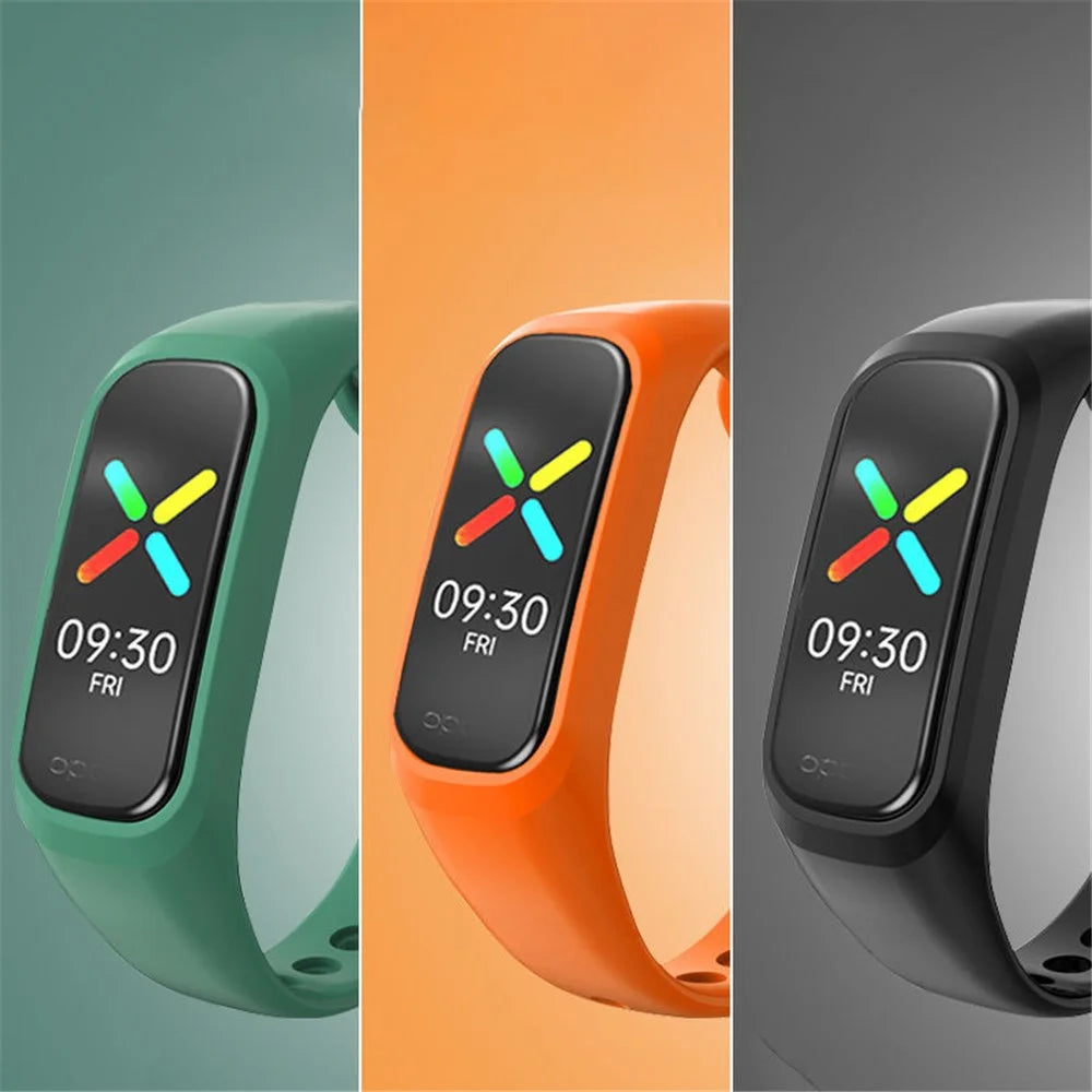 Replacement Soft Silicone Watchband Adjustable Smart Watch Strap for OPPO Band Style/EVA Limited Edition - White - 3
