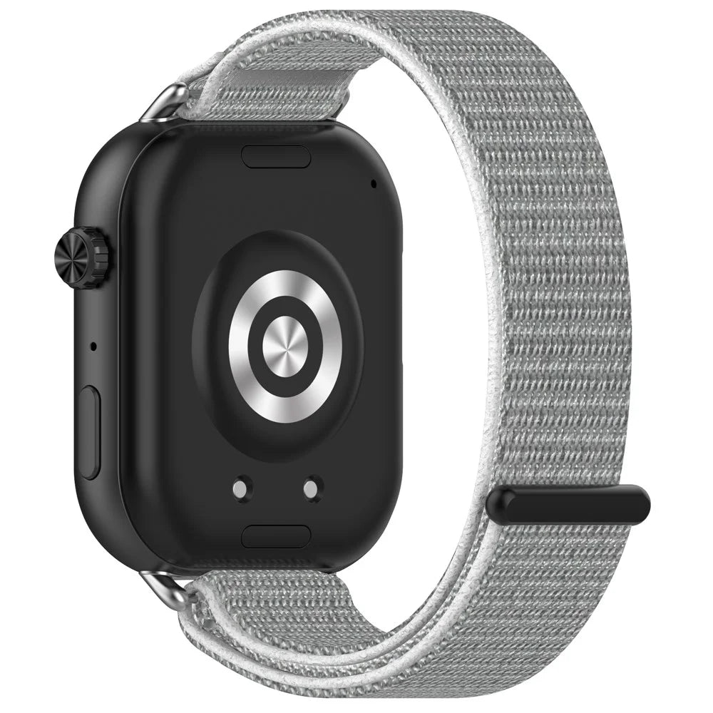 For Honor Choice ROSSINI 2i Wrist Strap Magic Tape Nylon Woven Watch Band - Grey - 1