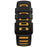 Bi-color Soft Silicone Watchband Replacement Bracelet Strap for Garmin Instinct / Instinct Esports - Black / Yellow - 4