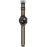 Bi-color Soft Silicone Watchband Replacement Bracelet Strap for Garmin Instinct / Instinct Esports - Black / Yellow - 6