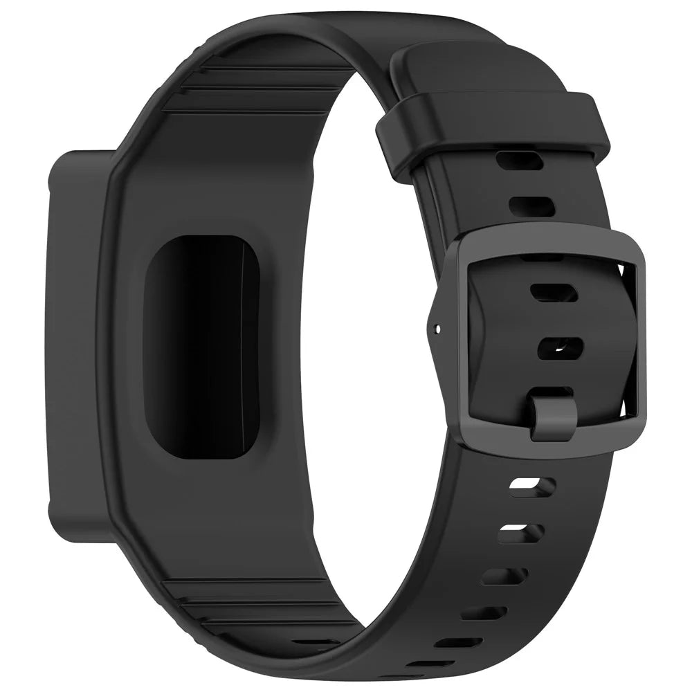 For WHOOP 4.0 Fitness Tracker Silicone Wristband Replacement Strap Integrated with Protective Case - Black - 3