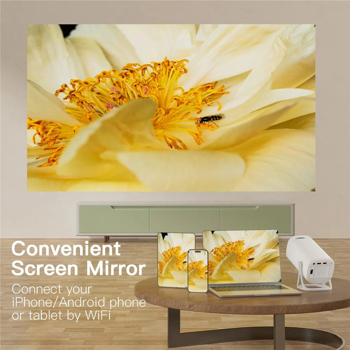 S40 Ultra Portable Projector Android Gaming Projector LED 1024x600P 120 ANSI Lumens 30-100 Inch Screen - US Plug - 7