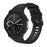 For Huami Amazfit T-Rex 3 Silicone Replacement Strap Watch Band with Protective Case - Black - 4