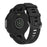For Huami Amazfit T-Rex 3 Silicone Replacement Strap Watch Band with Protective Case - Black - 5