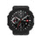 For Huami Amazfit T-Rex 3 Silicone Replacement Strap Watch Band with Protective Case - Black - 6