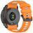 For Garmin Instinct 3 Solar 45mm  /  AMOLED 45mm Watch Band 22mm Dual Color Silicone Replacement Strap - Orange  /  Starlight - 1