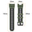 For Garmin Instinct 3 Solar 45mm  /  AMOLED 45mm Watch Band 22mm Dual Color Silicone Replacement Strap - Orange  /  Starlight - 7