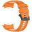 For Garmin Instinct 3 Solar 50mm  /  AMOLED 50mm Watch Band 26mm Dual Color Silicone Replacement Strap - Orange  /  Starlight - 2
