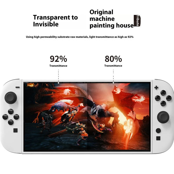 PGTECH GP-367 2Pcs For Nintendo Switch 2 Game Console Screen Protector Tempered Glass Film - 3