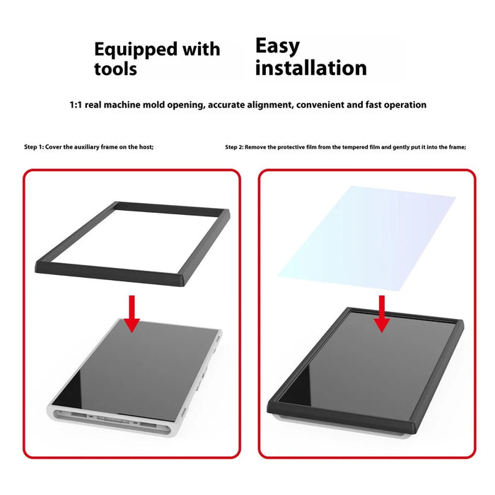 PGTECH GP-367 2Pcs For Nintendo Switch 2 Game Console Screen Protector Tempered Glass Film - 7
