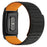 For WHOOP 4.0 Fitness Tracker Silicone Wrist Band Magnetic Replacement Strap with Protective Case - Black+Orange - 2
