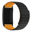 For WHOOP 4.0 Fitness Tracker Silicone Wrist Band Magnetic Replacement Strap with Protective Case - Black+Orange - 3