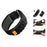 For WHOOP 4.0 Breathable Nylon Wrist Strap Magic Tape Loop Watch Band with Protective Case - Orange - 5