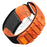 For WHOOP 4.0 Breathable Nylon Wrist Strap Magic Tape Loop Watch Band with Protective Case - Orange - 6